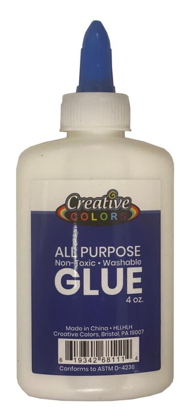 Creative Colors All Purpose Glue 4oz: $4.01