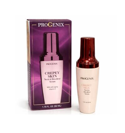 Progenix Crepey Skin Neck And Decollete Anti Aging Serum 1.75oz