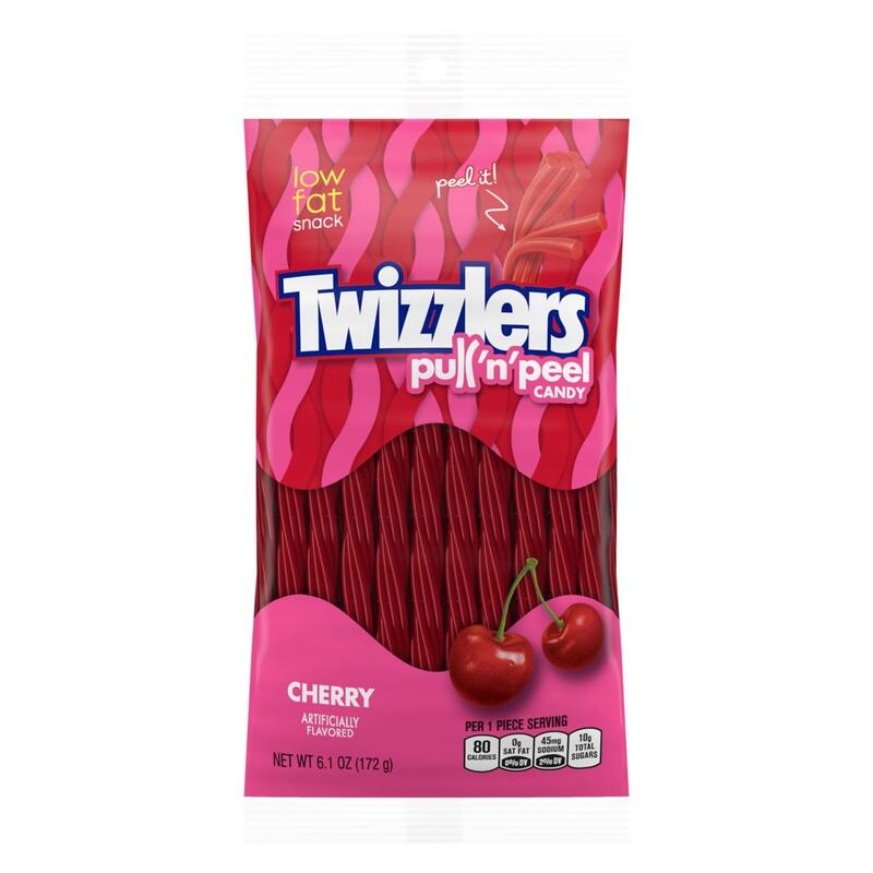 Twizzlers Pull'N'Peel Candy Cherry 6.1oz