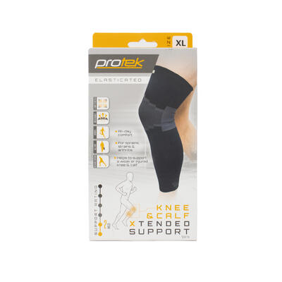 Protek Elasticated Knee and Calf Tended Support XL: $30.00