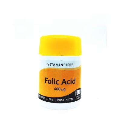 Vitamin Store Folic Acid 180 count