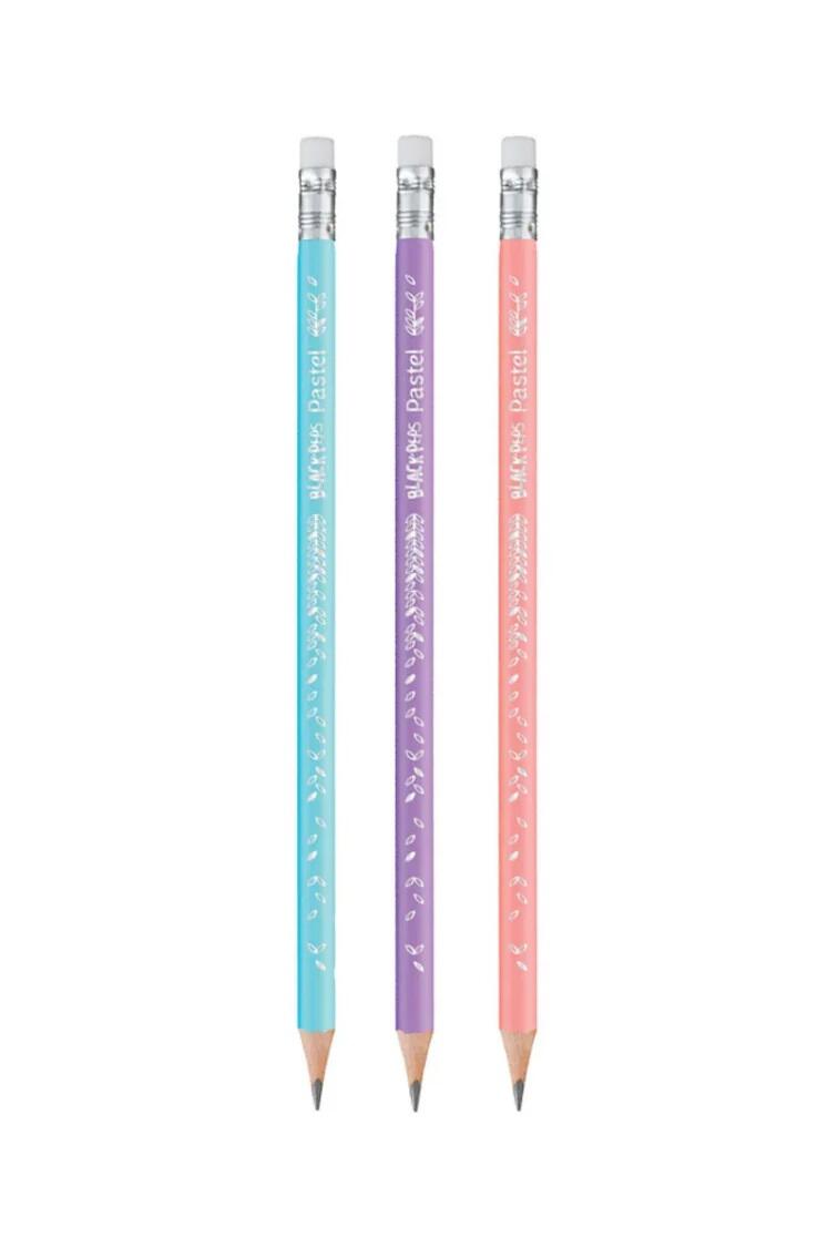 Maped Pencil HB Pastel W/Eraser 1 count