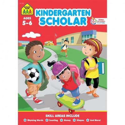 School Zone Kindergarten Scholar Workbook Ages 5-6: $7.00