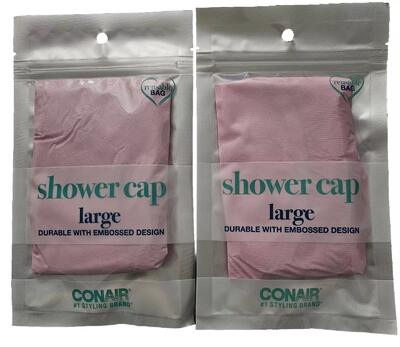 Conair Shower Cap Pink Large 1 count