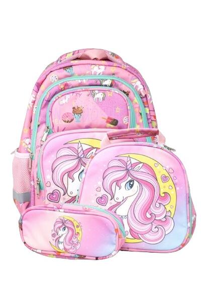 Unicorn Backpack Set 3pcs