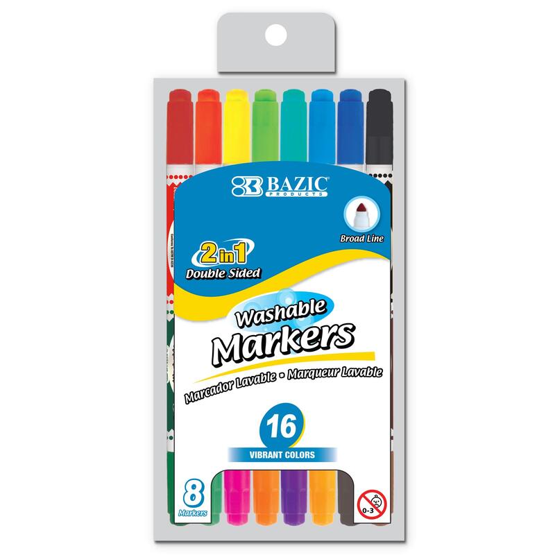 BAZIC 10 DOUBLE TIP WASHABLE M