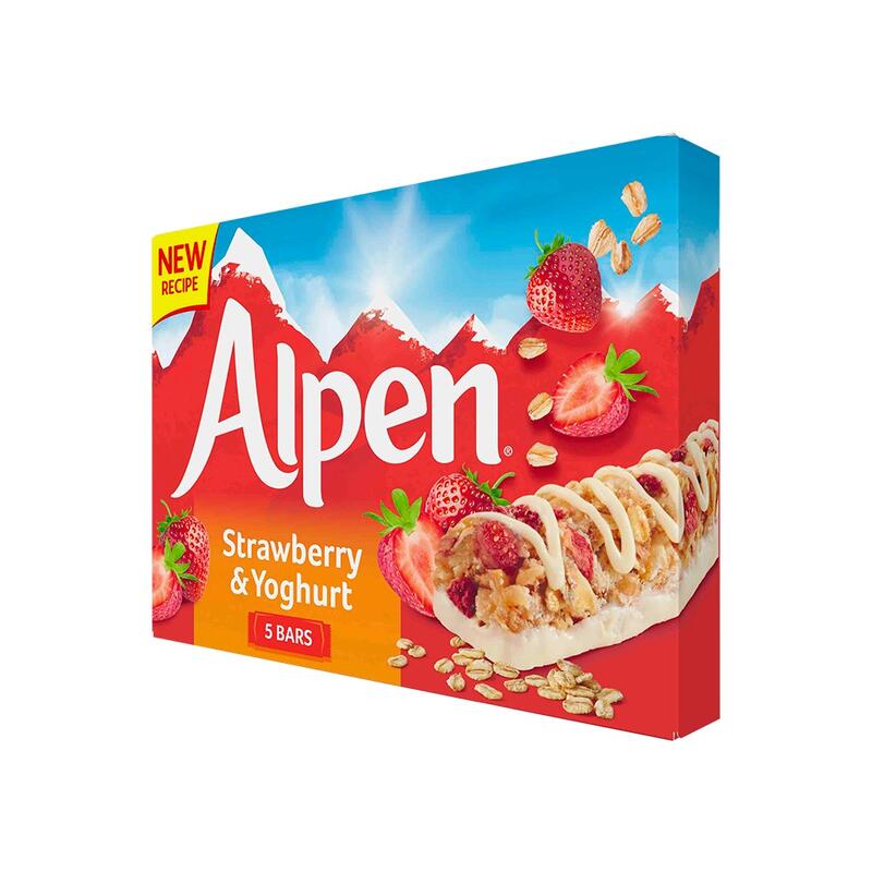 Alpen Strawberry & Yogurt 145G 5Pk