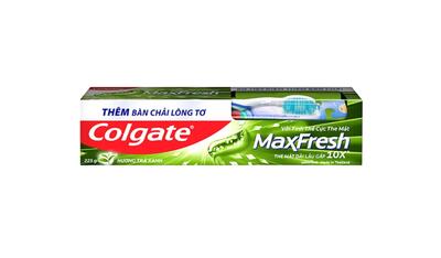 Colgate TP Maxfresh Green Tea 225g w/Toothbrush